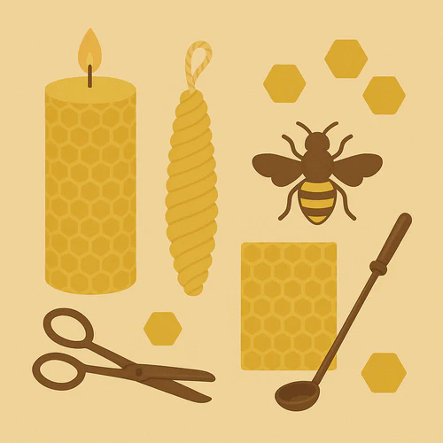 Beeswax Candle Crafting Notes